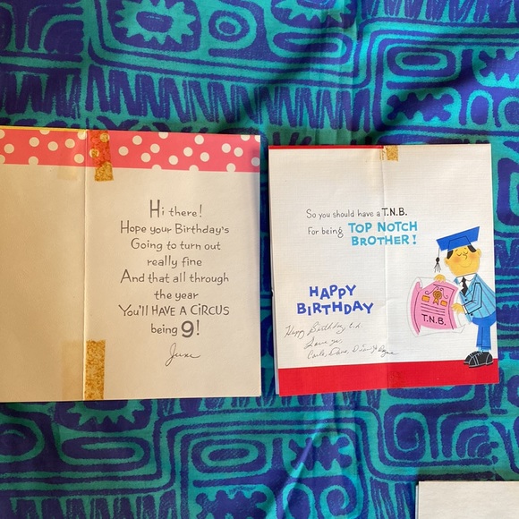 Vintage 1960’s Boy Birthday Cards Lot of 8 - Picture 9 of 10